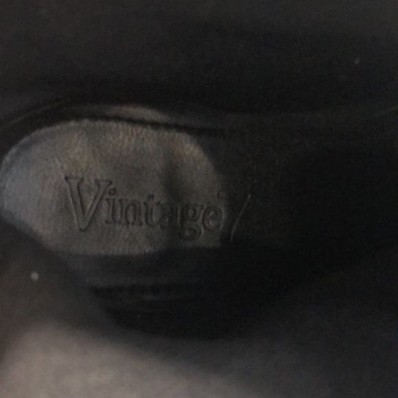 Vintage 7- size 9 black suede/leather vintage looking Alameda boots - Picture 7 of 10